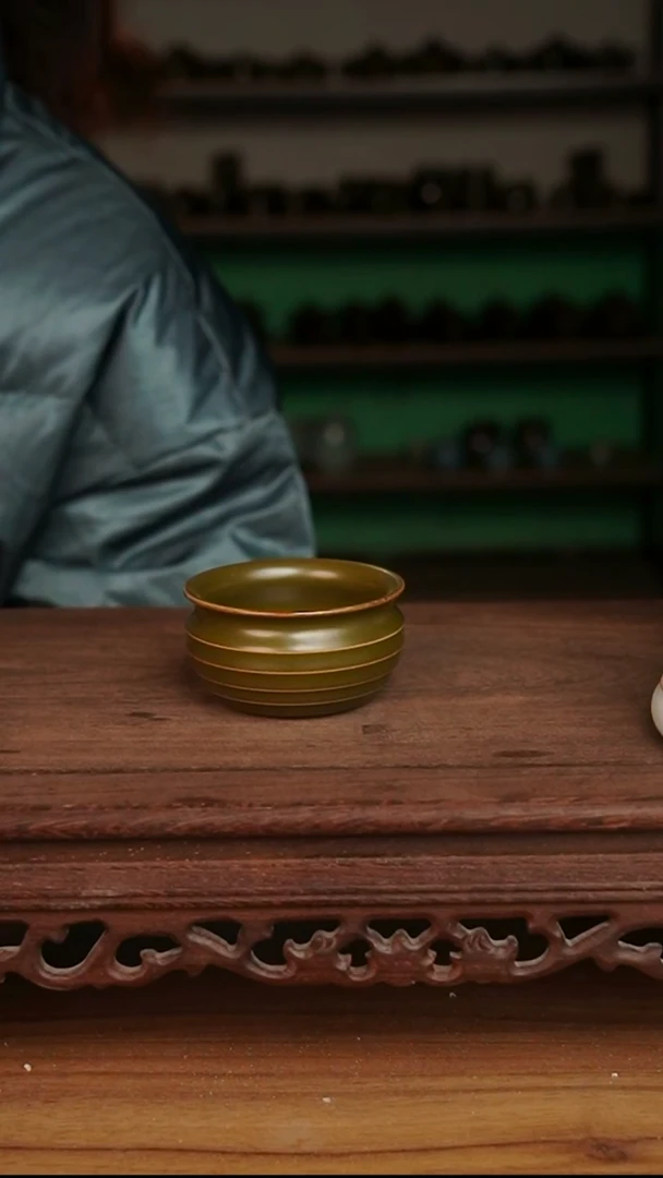 杯茶叶末玄纹杯一级