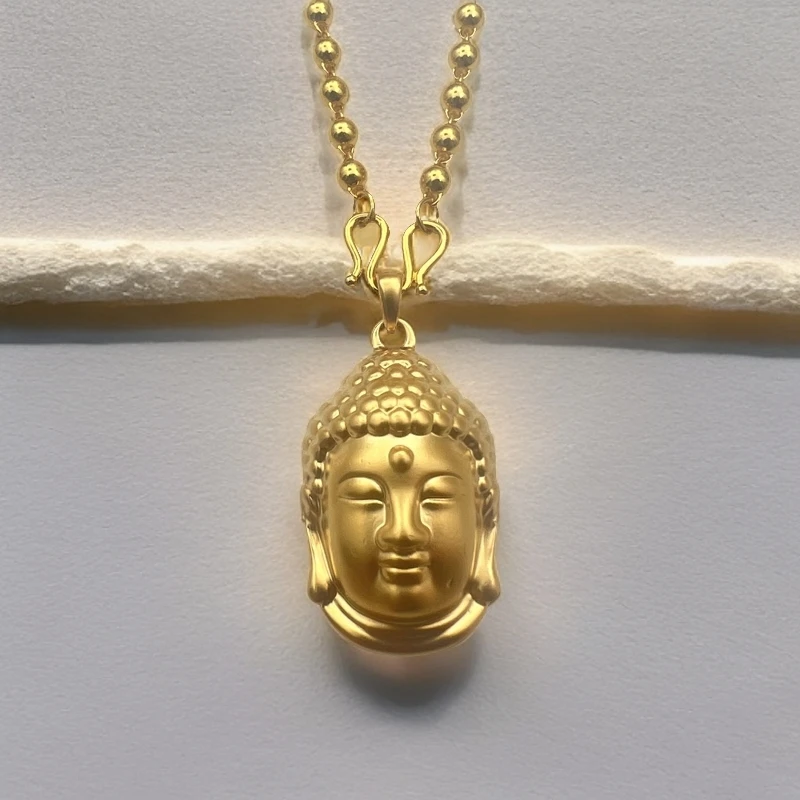 (七七专属】精美复古风女士合金佛头吊坠DZ612199