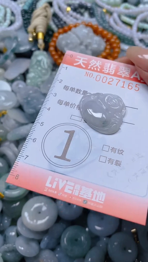翡翠未镶嵌颈饰闪购0027165
