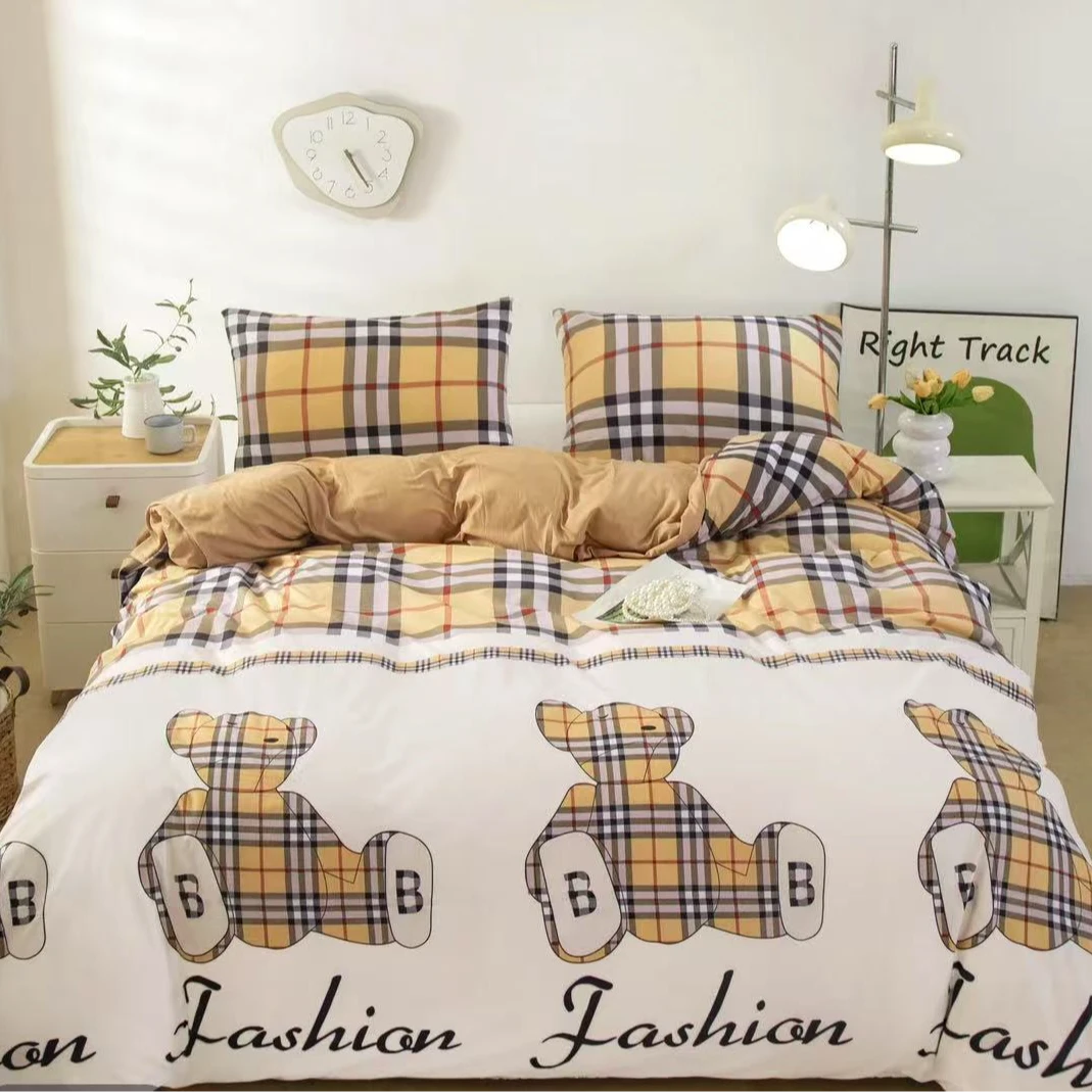 【集合店】H3105小熊图案柔软夏凉被子