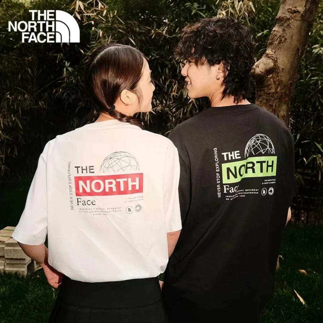 北面男女同款纯棉印花短袖T恤户外休闲透气新款TheNorthFace|8GZ7