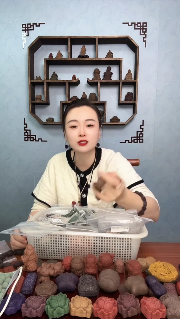 泥塑吉祥小象手串（30）