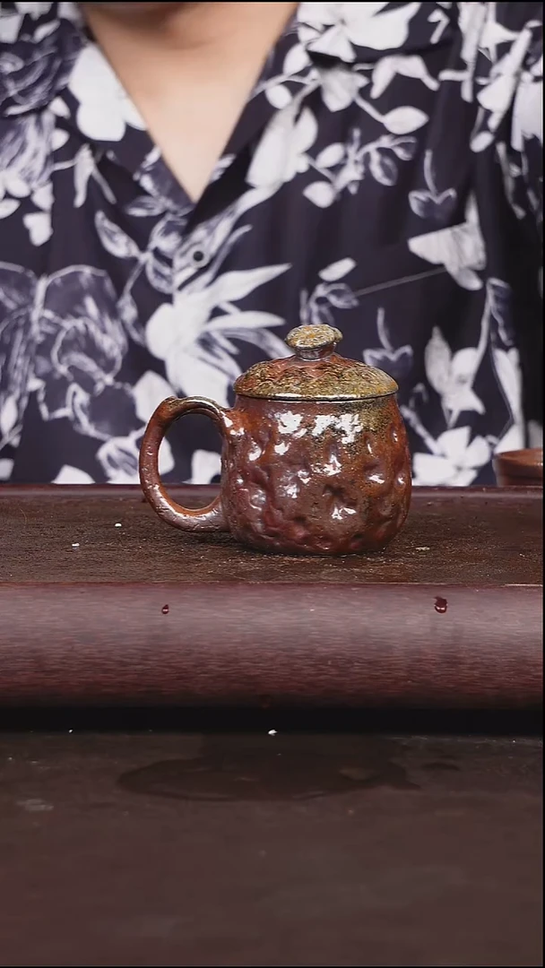 茶壶紫砂柴烧 盖杯