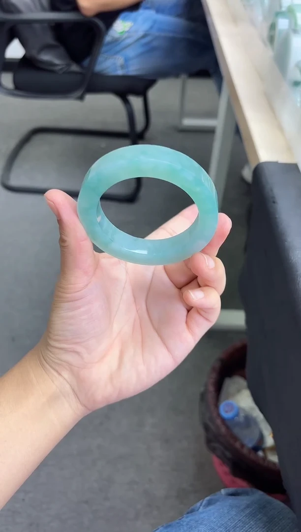 未镶嵌手镯定制翡翠辰***1手镯
