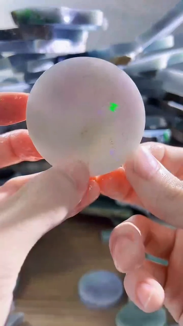 翡翠裸石缅甸翡翠A货文652