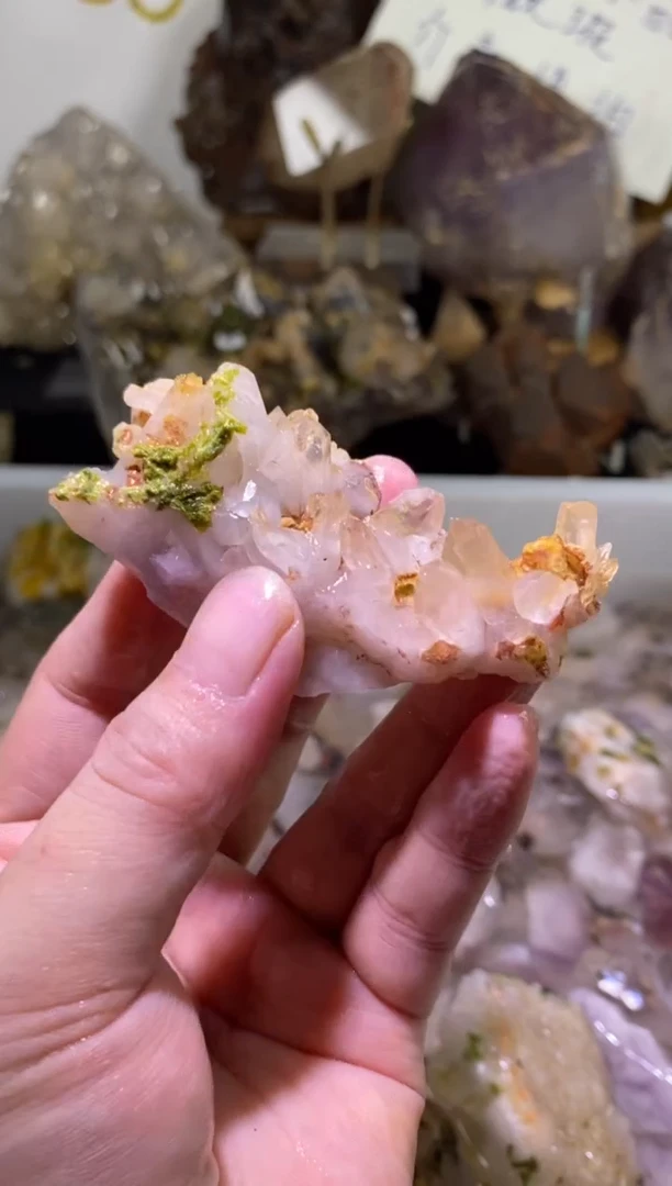 未镶嵌珠宝半成品水晶43号四川花园水晶簇