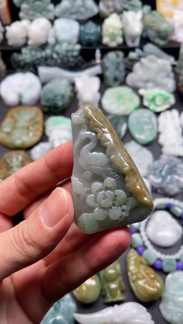 颈饰未镶嵌翡翠用****7天然翡翠a货