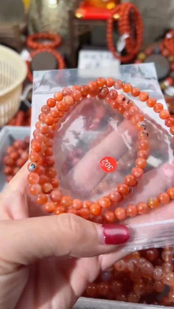 【闪购商品】南红玛瑙手串未镶嵌6+