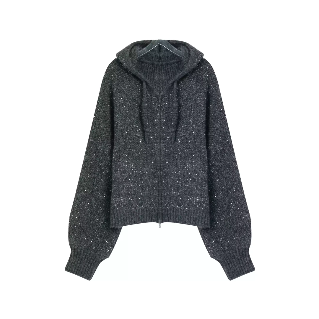 繁星点点羊毛帽衫外套XW6692