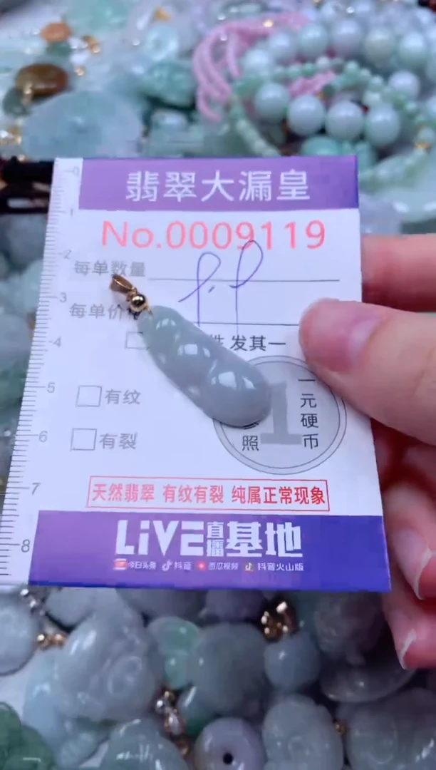 吊坠(不含链)未镶嵌翡翠9119