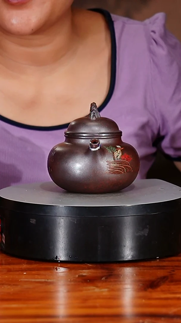宜兴原矿紫砂壶茶壶350C