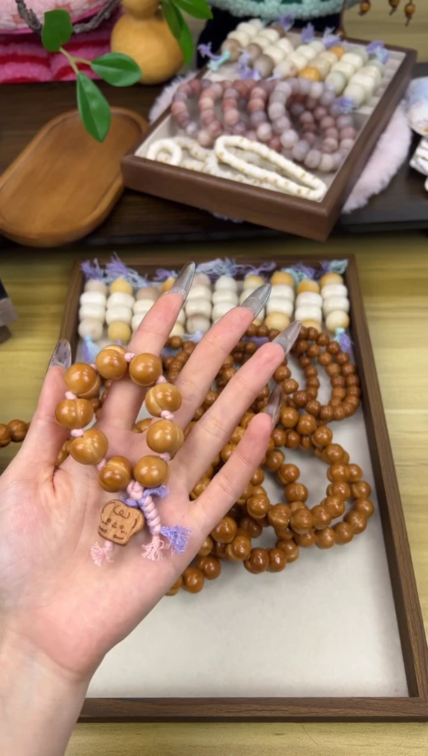 手串菩提根/象牙果卡15猴头屁桃雕刻手捻