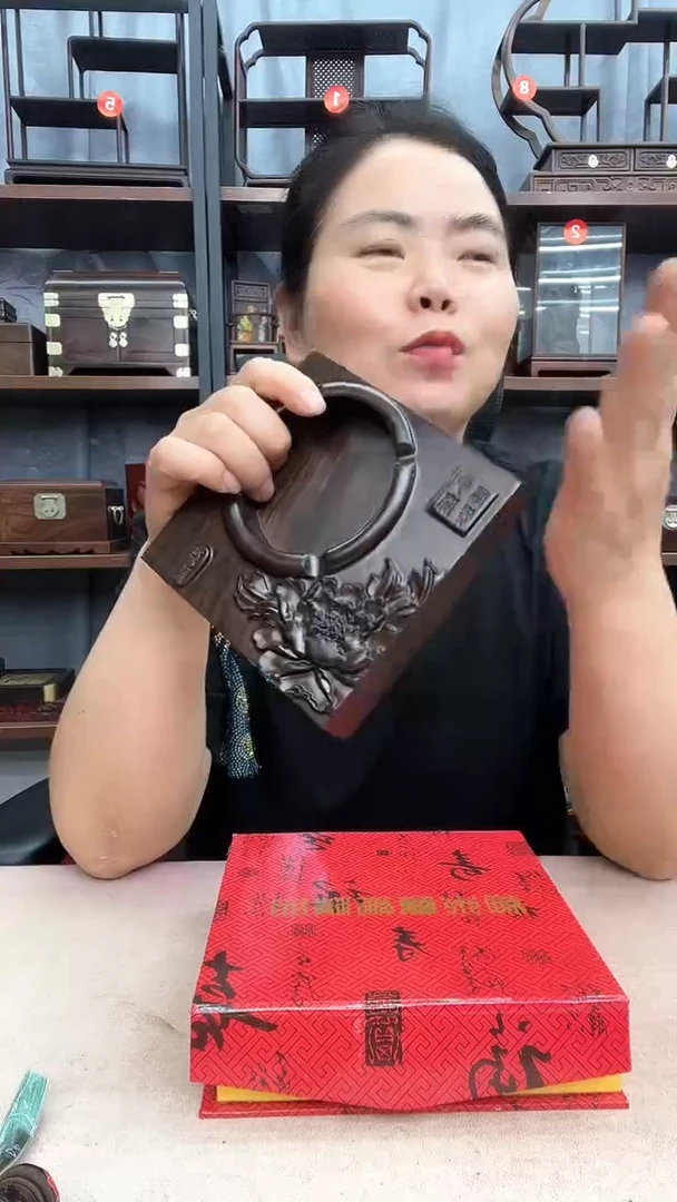 鸡翅木类端景台149小李子红木工艺品