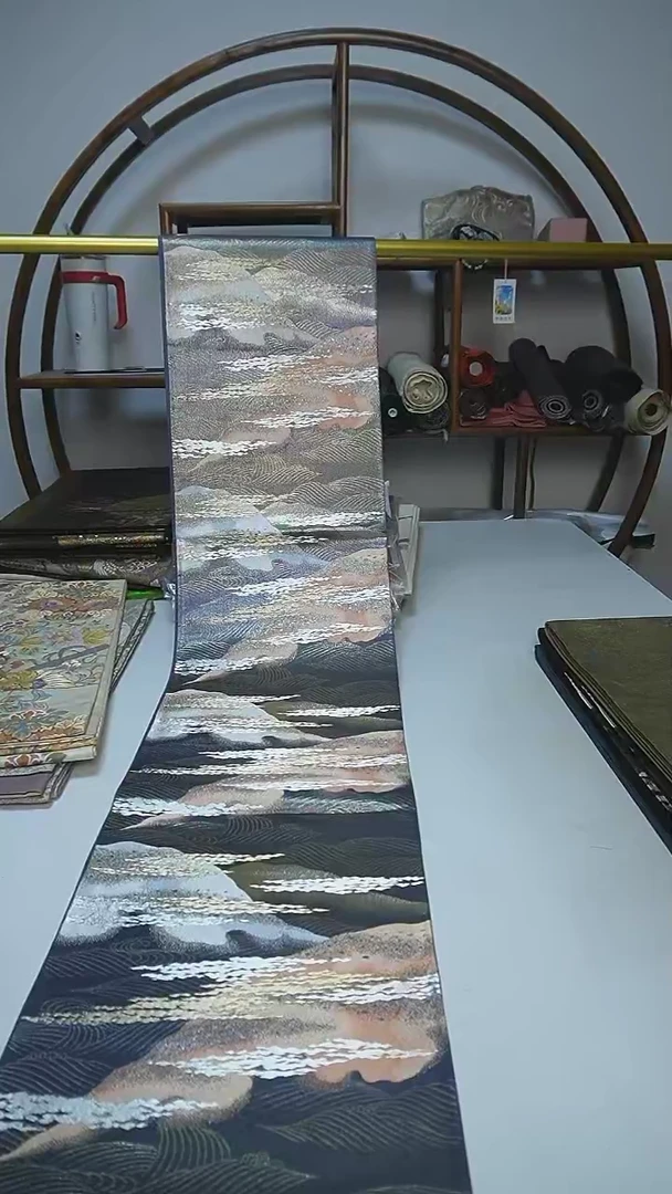 织绣24西阵织六通风景