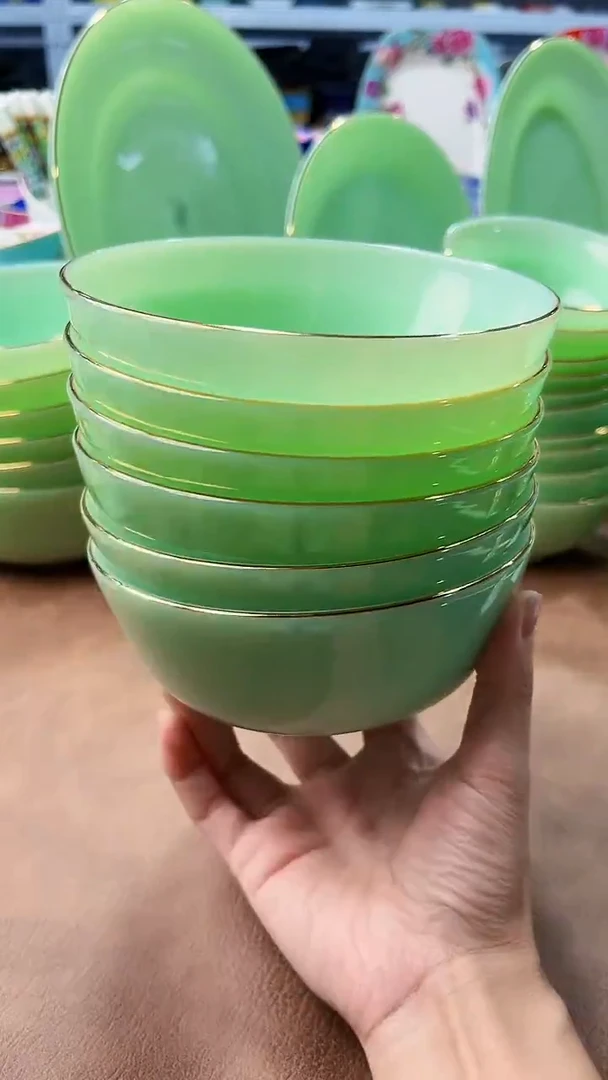 玉瓷 5.5英寸饭碗6个景德镇陶瓷