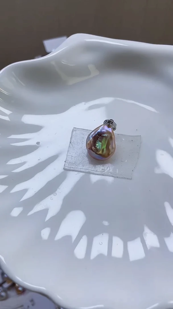 未镶嵌吊坠淡水珍珠【纯恬饰品】