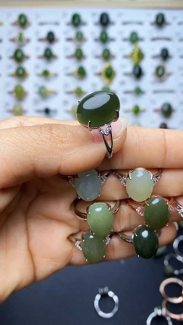 【闪购商品】和田玉戒指未镶嵌1