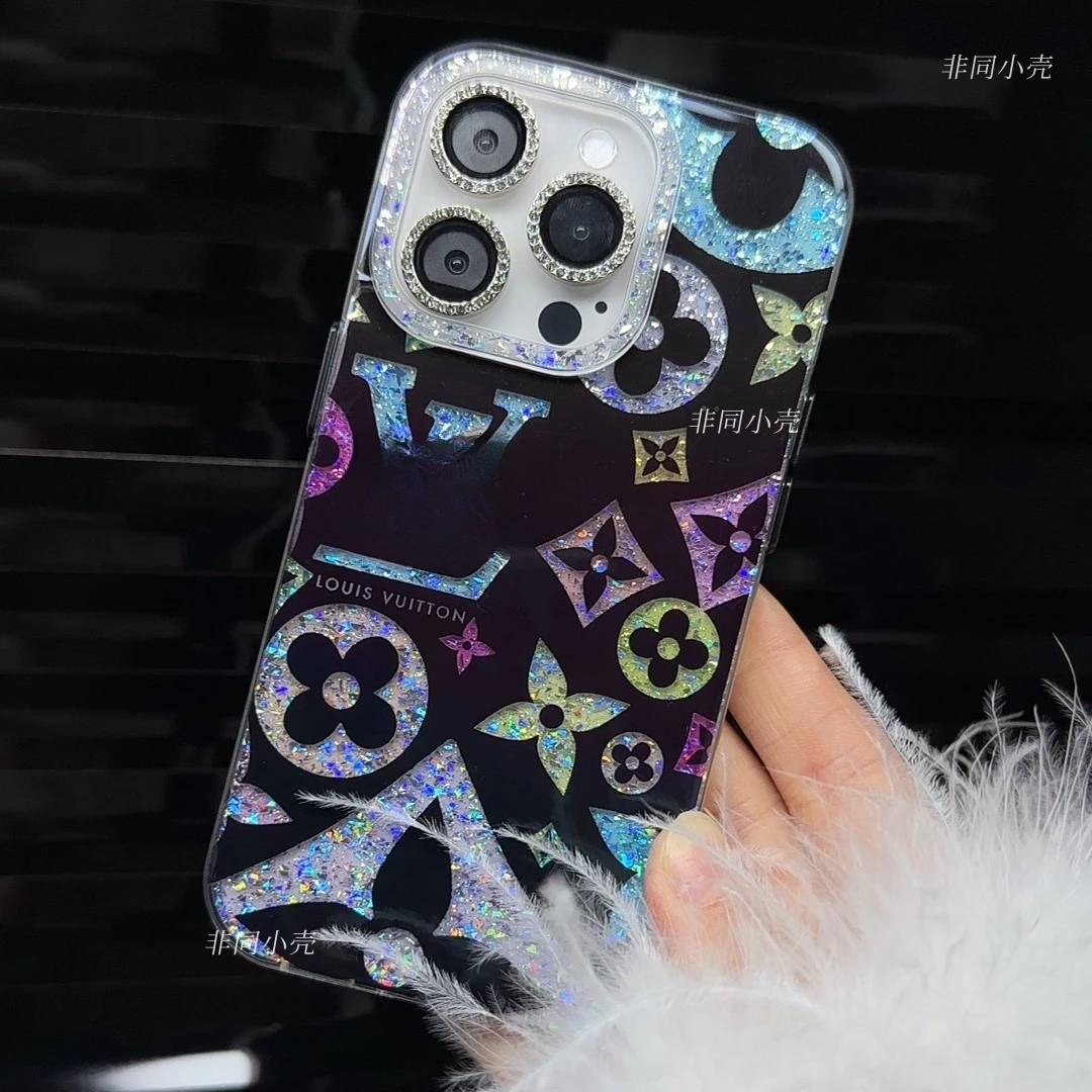 【满天星】闪钻半包潮流适用苹果16promax苹果15iPhone创意手机壳