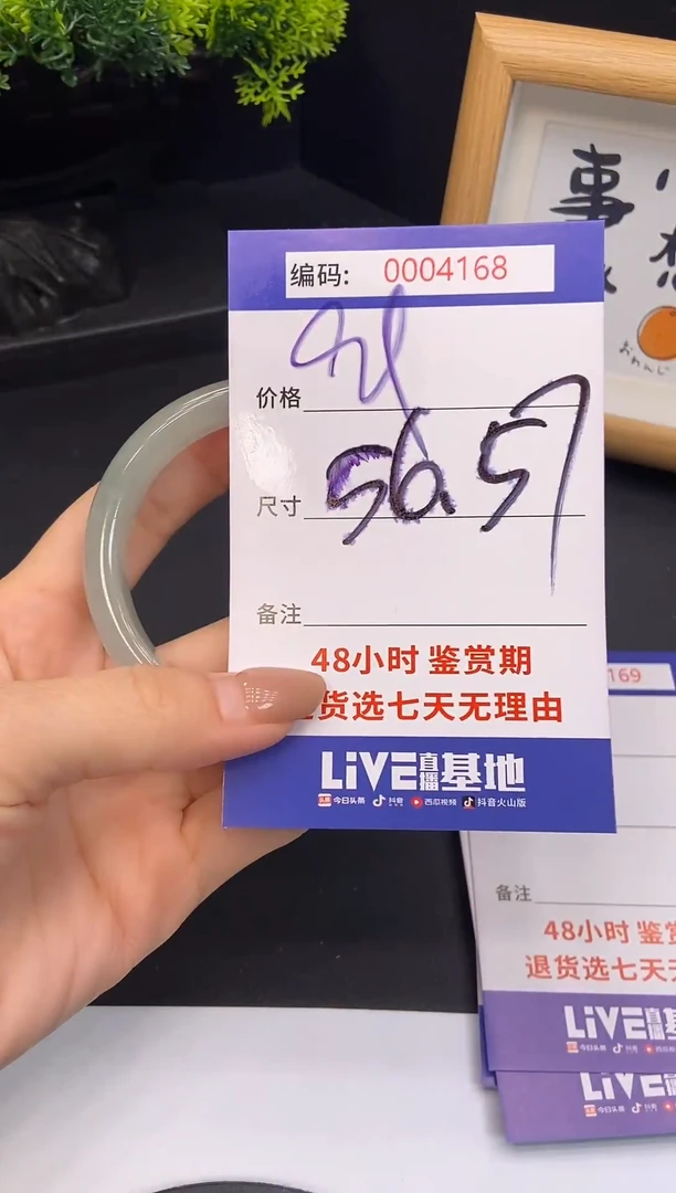 未镶嵌手镯翡翠0004168