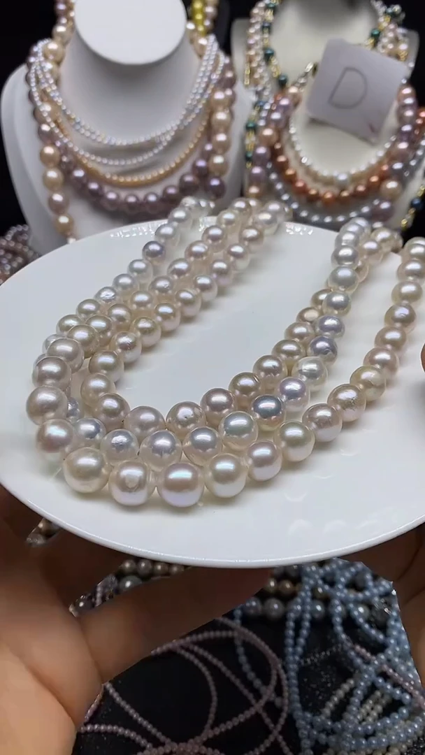 淡水珍珠未镶嵌颈饰多人