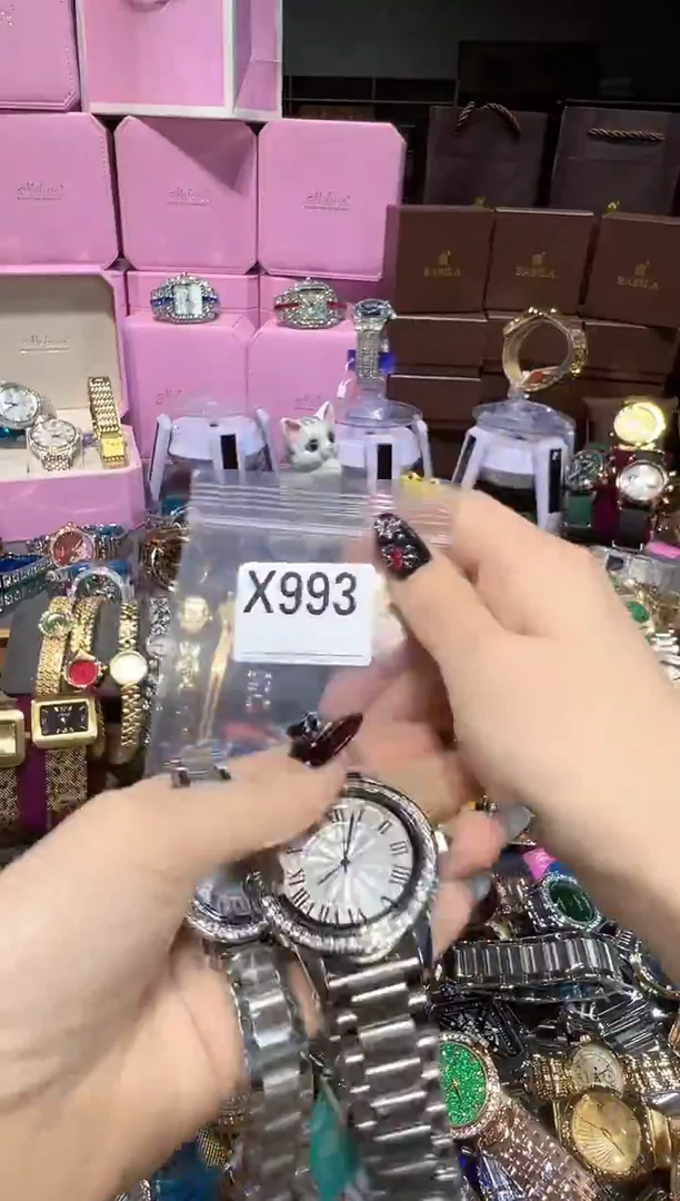 石英机芯不锈钢不锈钢直播定闪专用