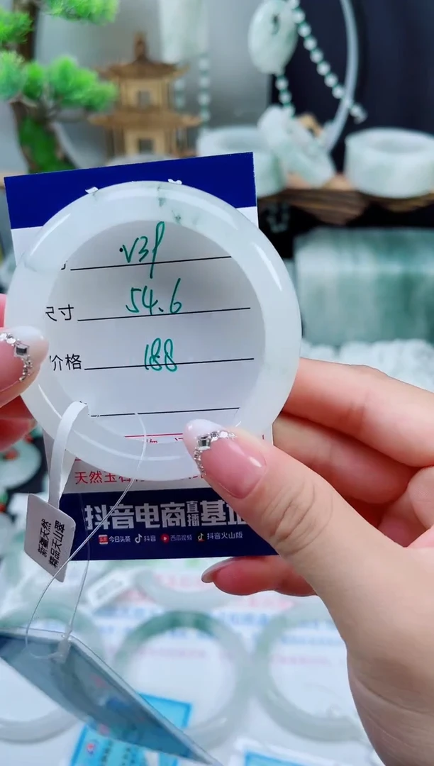 未镶嵌手镯石英质玉（天山翠）39