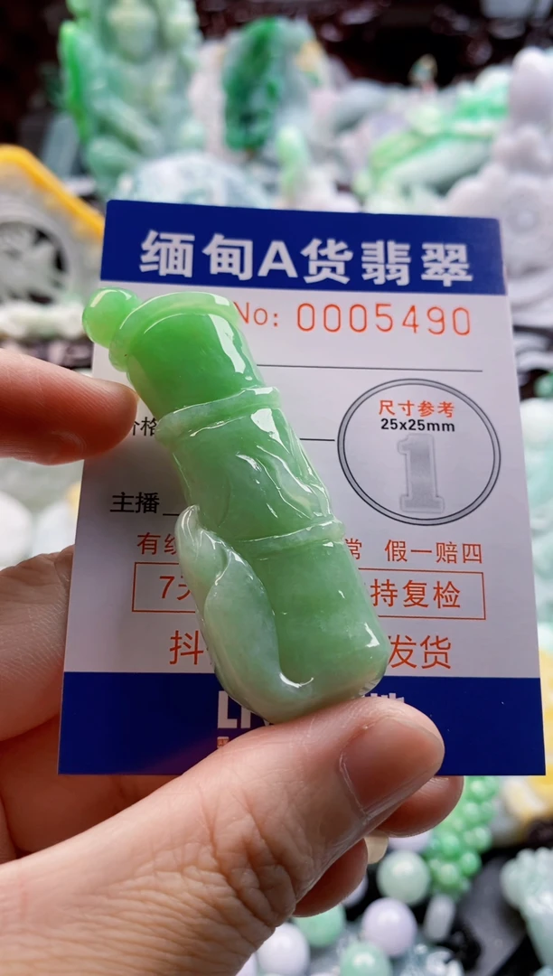 翡翠未镶嵌吊坠(不含链)1