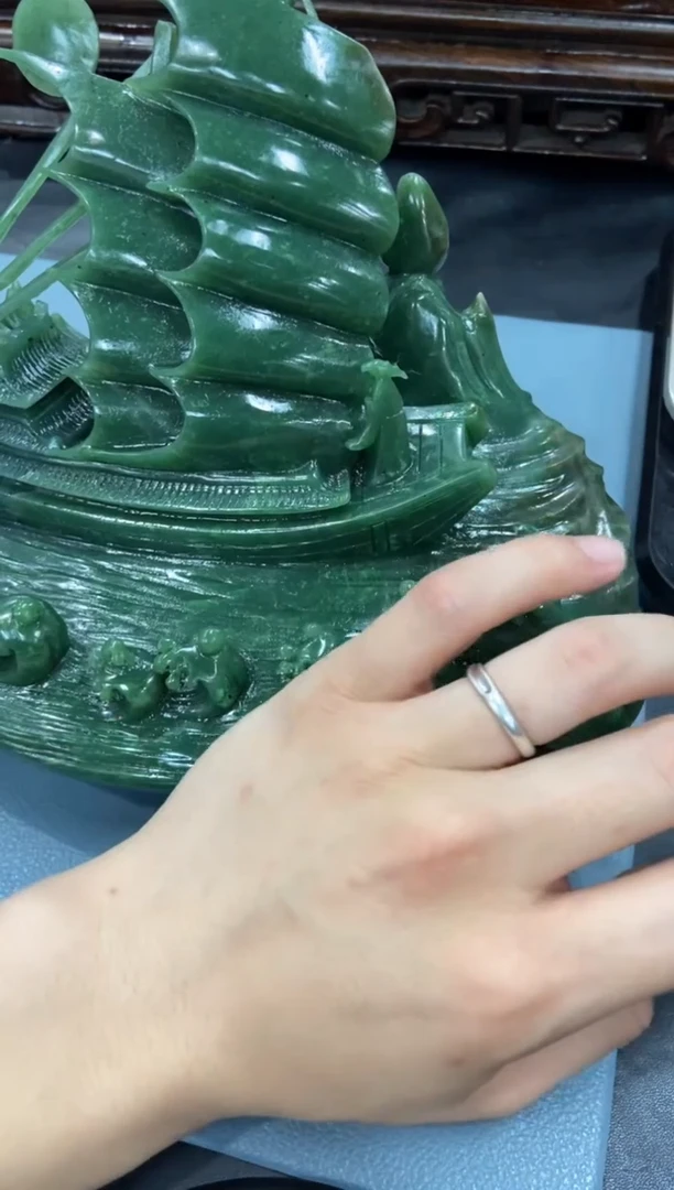 和田玉未镶嵌摆件和田玉