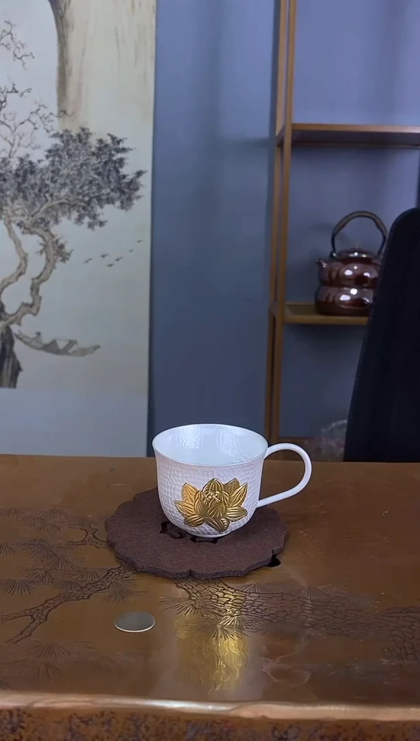 不二银工荷花主人杯