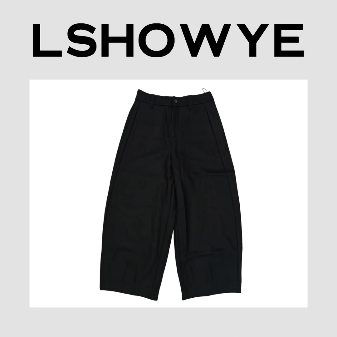 LSHOWYE｜阔腿弯刀长裤  KW0307