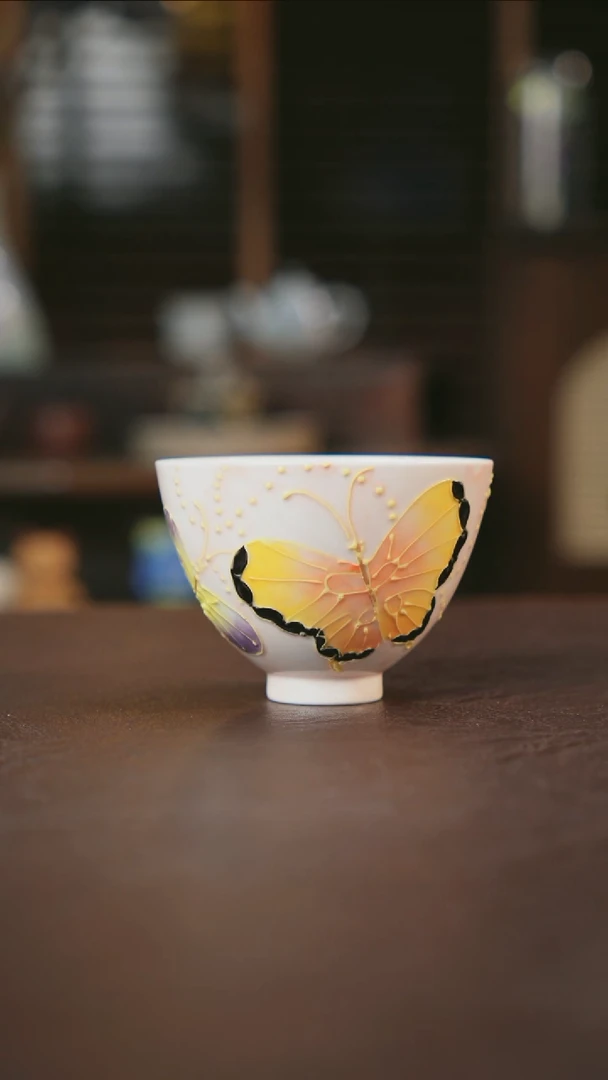 【闪购商品】杯景德镇陶瓷杯碗柴烧多人