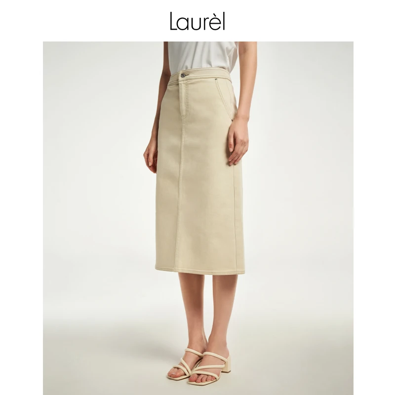 【丽公主专享】Laure时尚直筒过膝半裙女LWL352Q04100