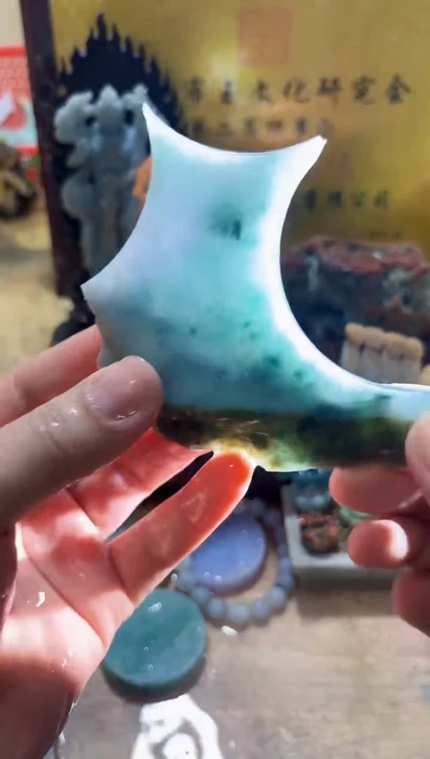 未镶嵌挂件翡翠A货常星8109