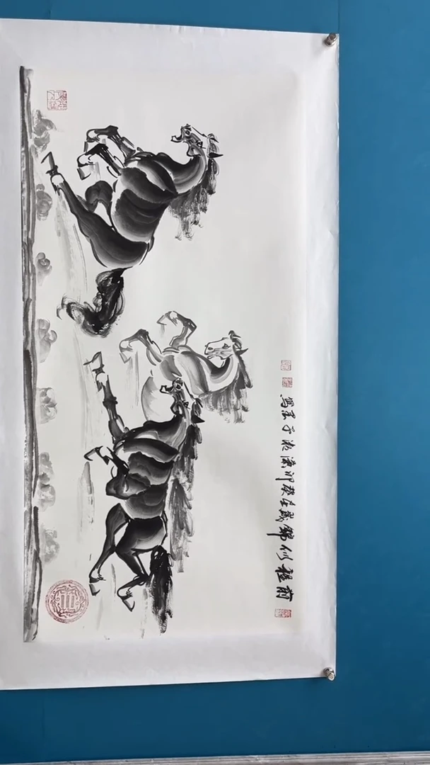 【闪购商品】绘画邓志标骏马系列5