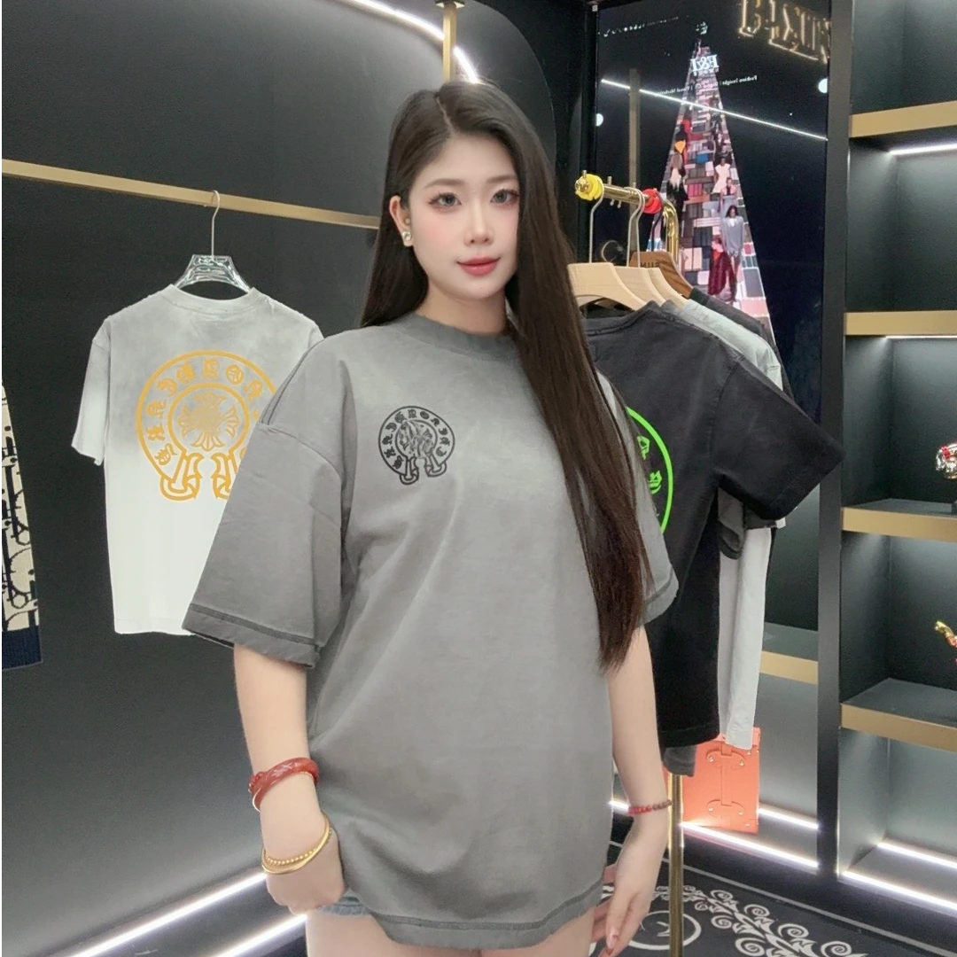 火火【哈利波特】2025春夏轻奢潮牌短袖男女同款潮流休闲9004夏季