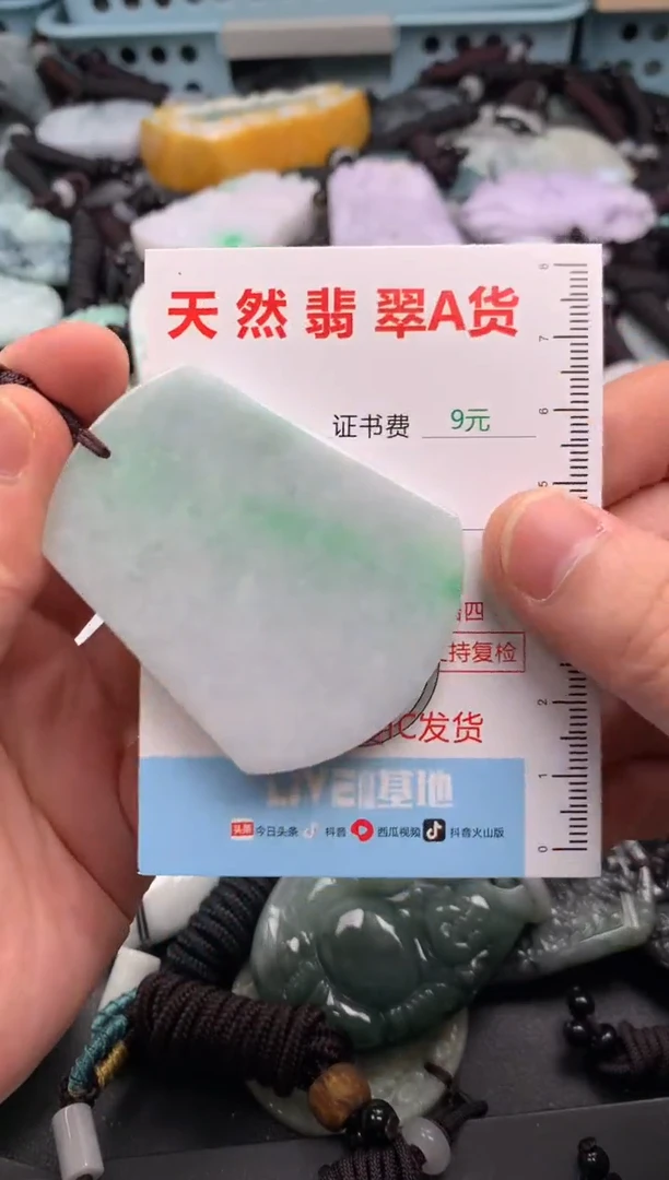 翡翠未镶嵌吊坠(不含链)1
