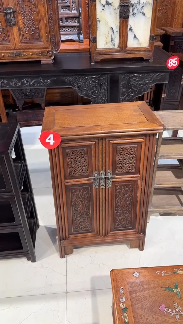 【闪购商品】木木艺缅花透雕柜子880.888888