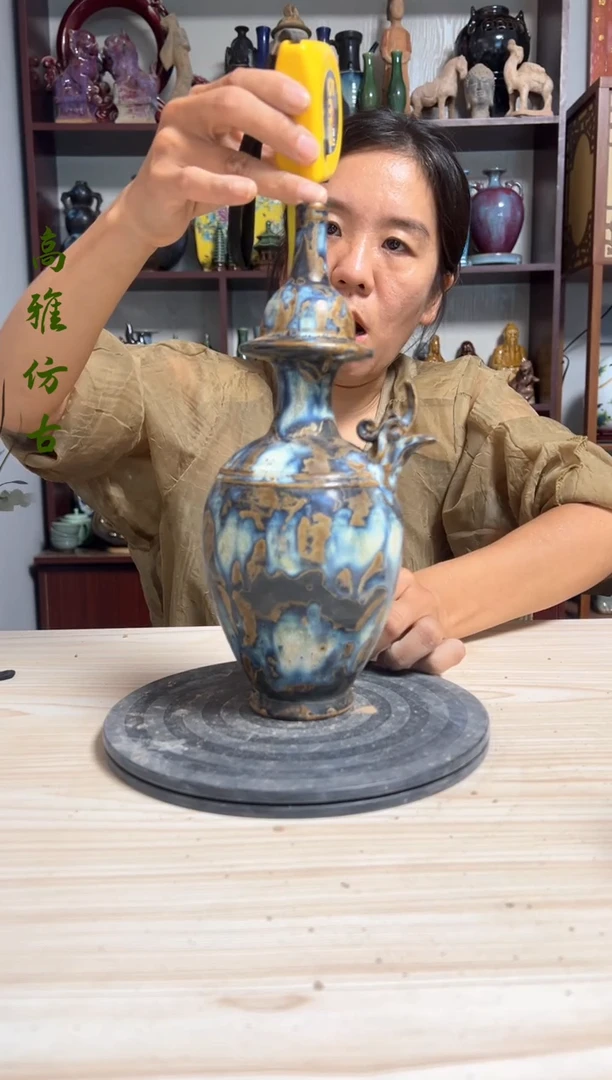 复古高雅仿古瓷器摆件