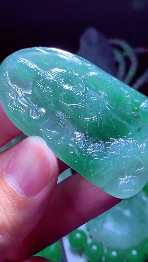 未镶嵌定制翡翠玲*#翡翠毛货定制