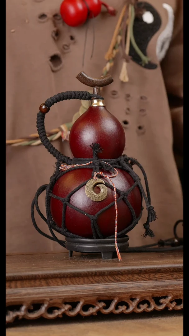 223号精品天然大漆酒葫芦一物一拍~