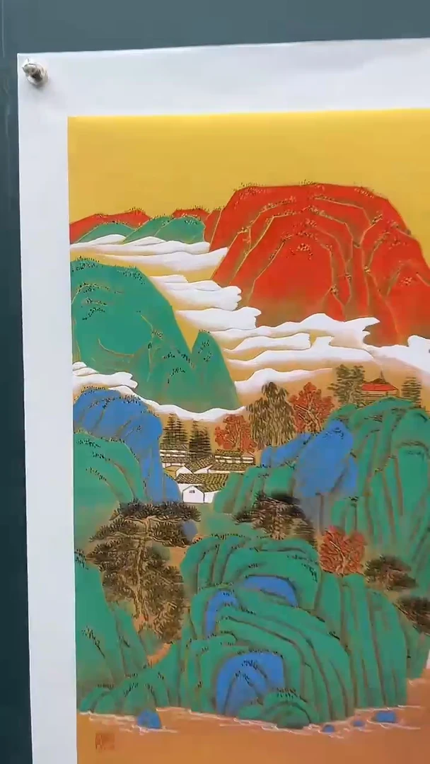 国画刘用华-2.7平尺+书法-山水