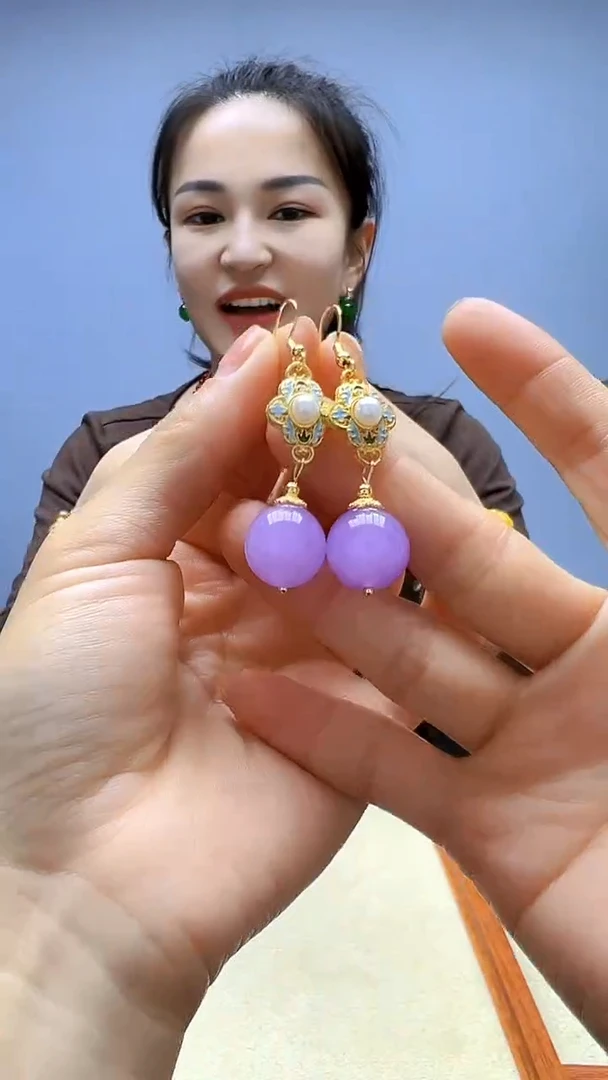 颈饰14K金镶嵌翡翠高货diy劲饰