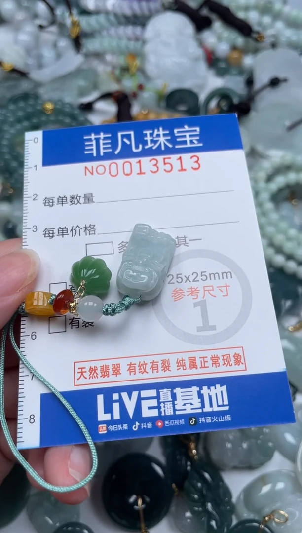 颈饰未镶嵌翡翠13513