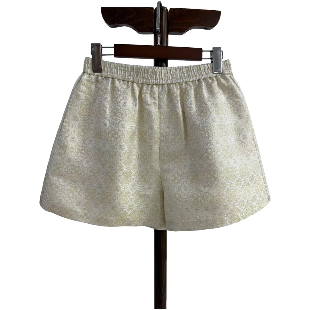 寨优袡【30005.4】宋锦百搭短裤(宠粉价)