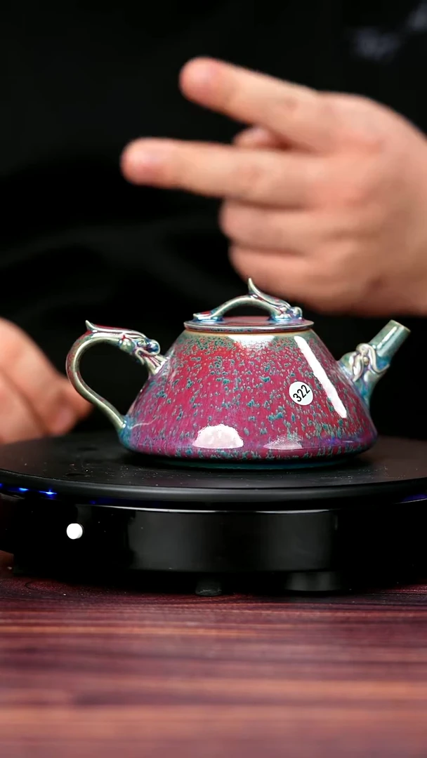 其他钧瓷322#于大鹏一级品原矿钧瓷龙吟壶