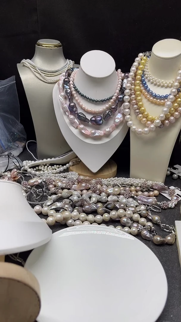 颈饰未镶嵌淡水珍珠多人