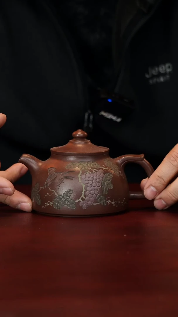 原矿高端紫砂----大彬笠帽