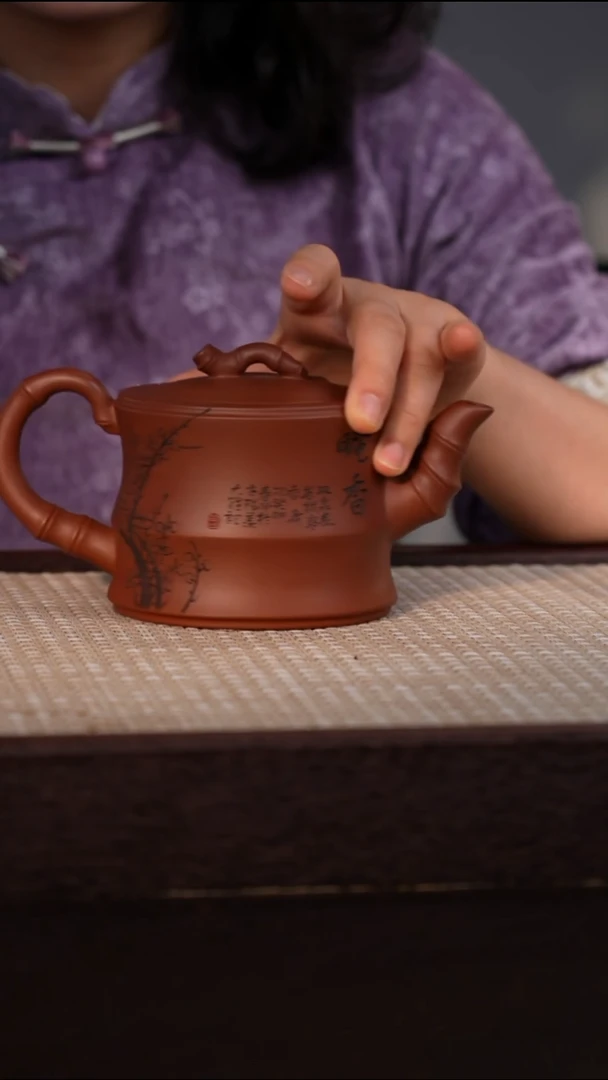 茶壶紫砂紫泥 450cc