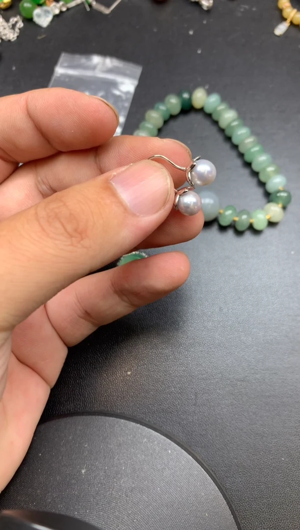 颈饰银S925镶嵌海水珍珠再烦炖了你商品不退不换