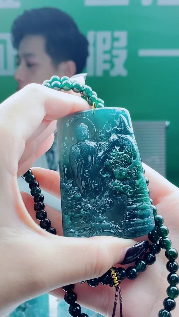 颈饰未镶嵌翡翠佛**福多样式发货一件发货